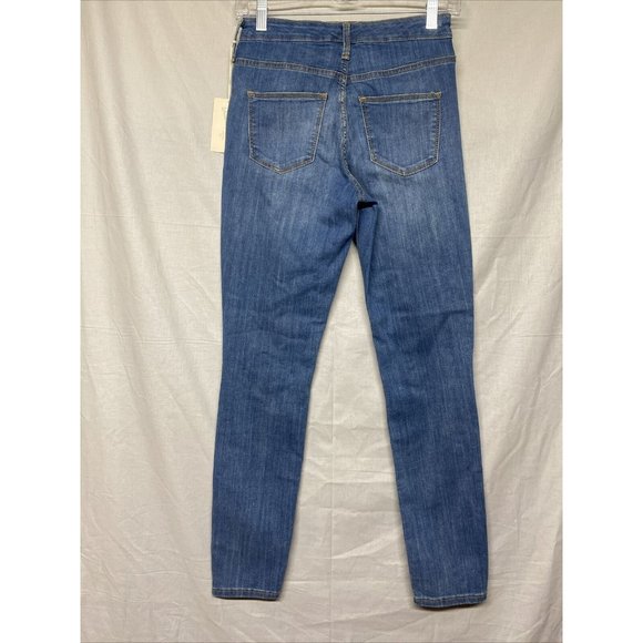 Universal Thread Womens Denim Jeans Pants 2/ 26 R Medium Wash High Rise Skinny - Picture 4 of 7